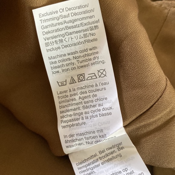 NWT J. Crew Smocked Waist Brown and White Polkadot Midi Dress🤍⭐️🤍 - Picture 11 of 11